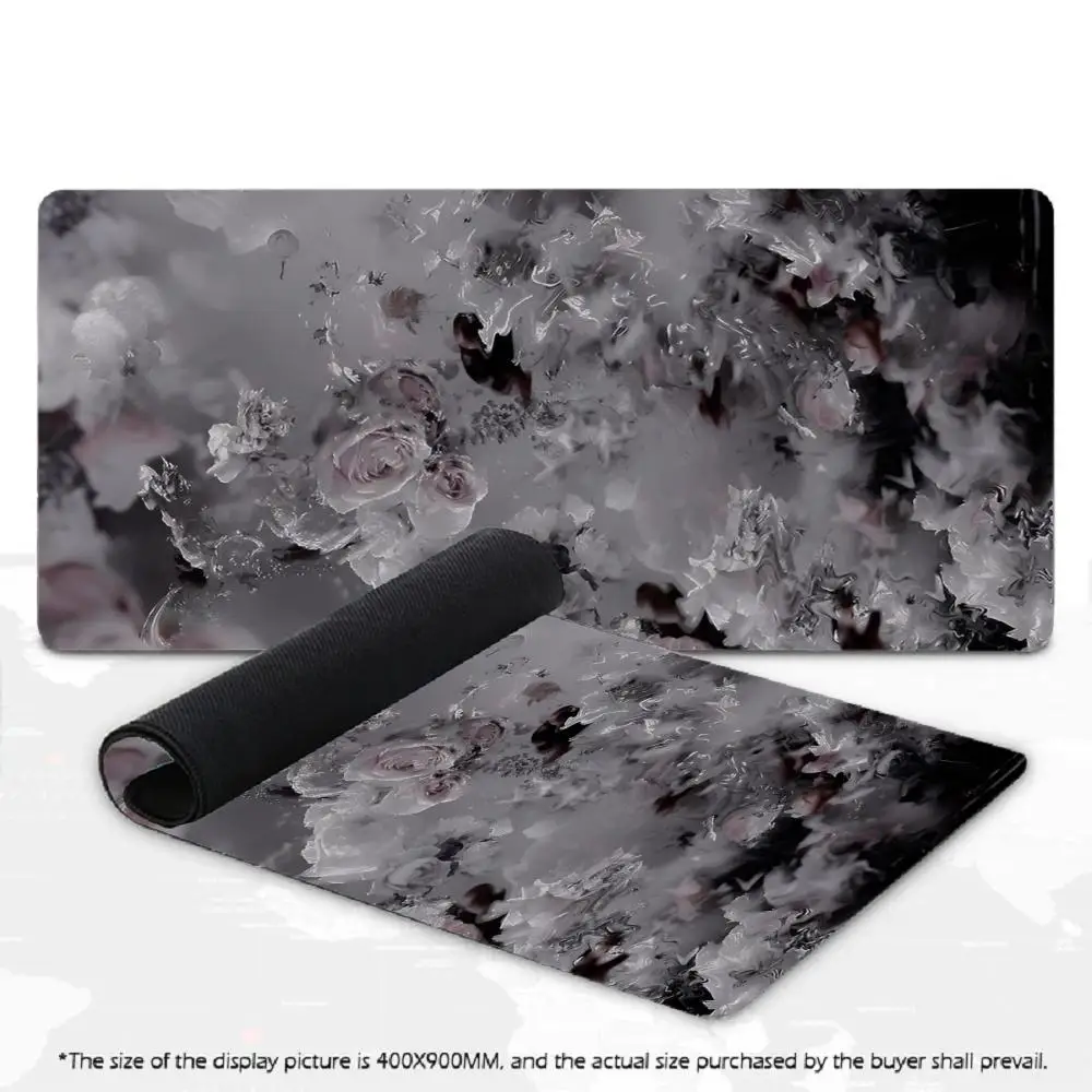 

Коврик для мыши Misty Floral Abstraction, универсальный нескользящий игровой коврик для мыши, геймерский коврик для киберспорта, игровая механическая клавиатура, коврик для стола XXL