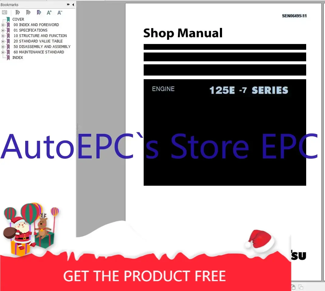 

Дизельный двигатель AutoEPC Komatsu 8,14 ГБ Руководство по магазине Обновленный 2024 PDF