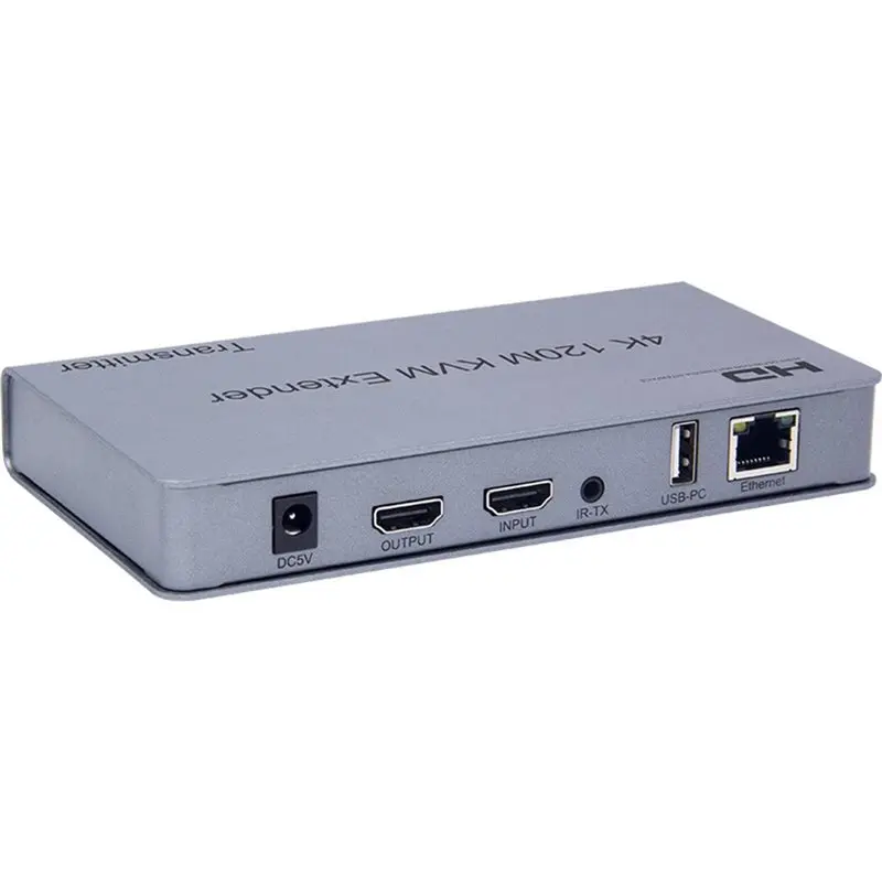 DT51 120m KVM Extender RJ45 4K with USB Audio for -compatible Extender Over Cat6