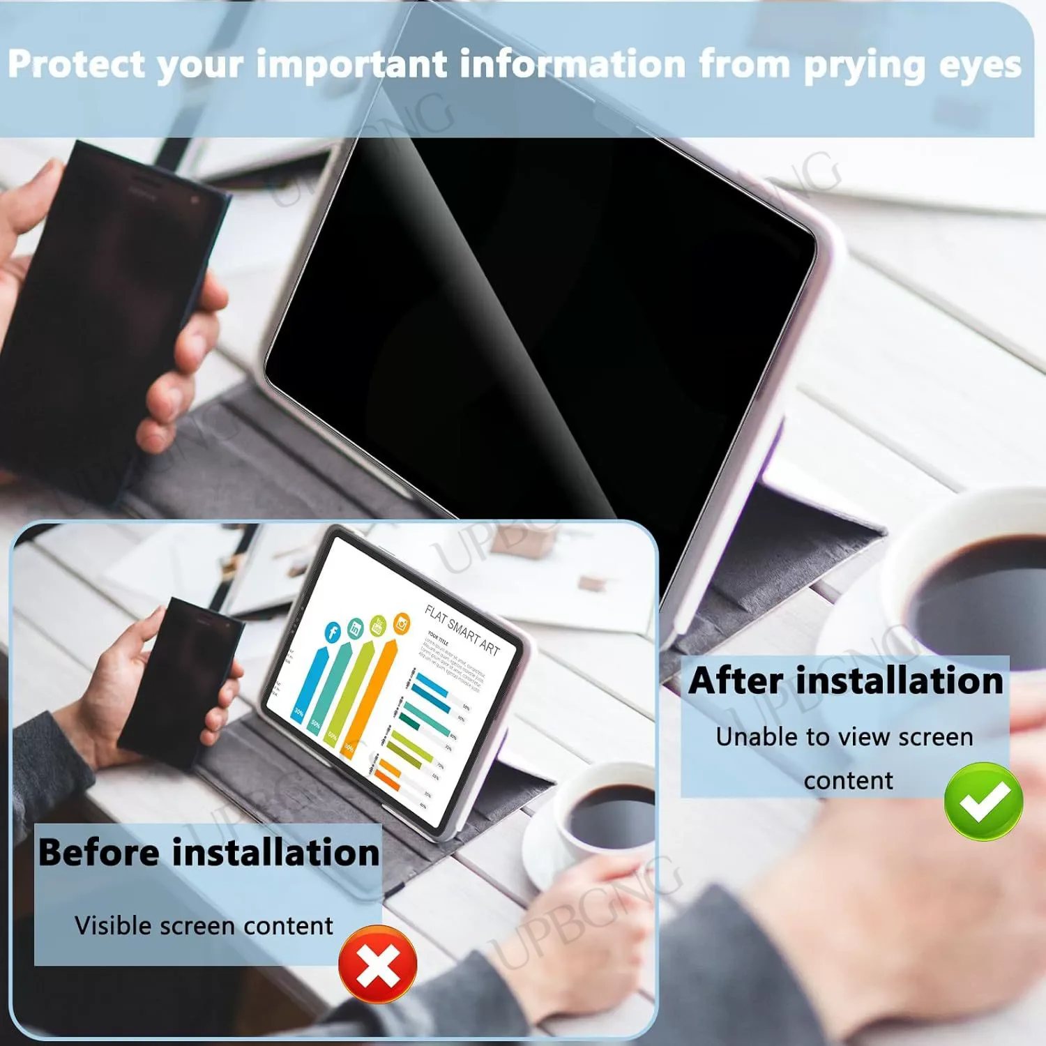 Anti Peeping Film for Xiaomi Redmi Pad 2 9.7 Inch 11 Like Paper Protector Film for Redmi Pad 2 Pro 12.1 SE 11 7 8 11.2 Not Glass view 2