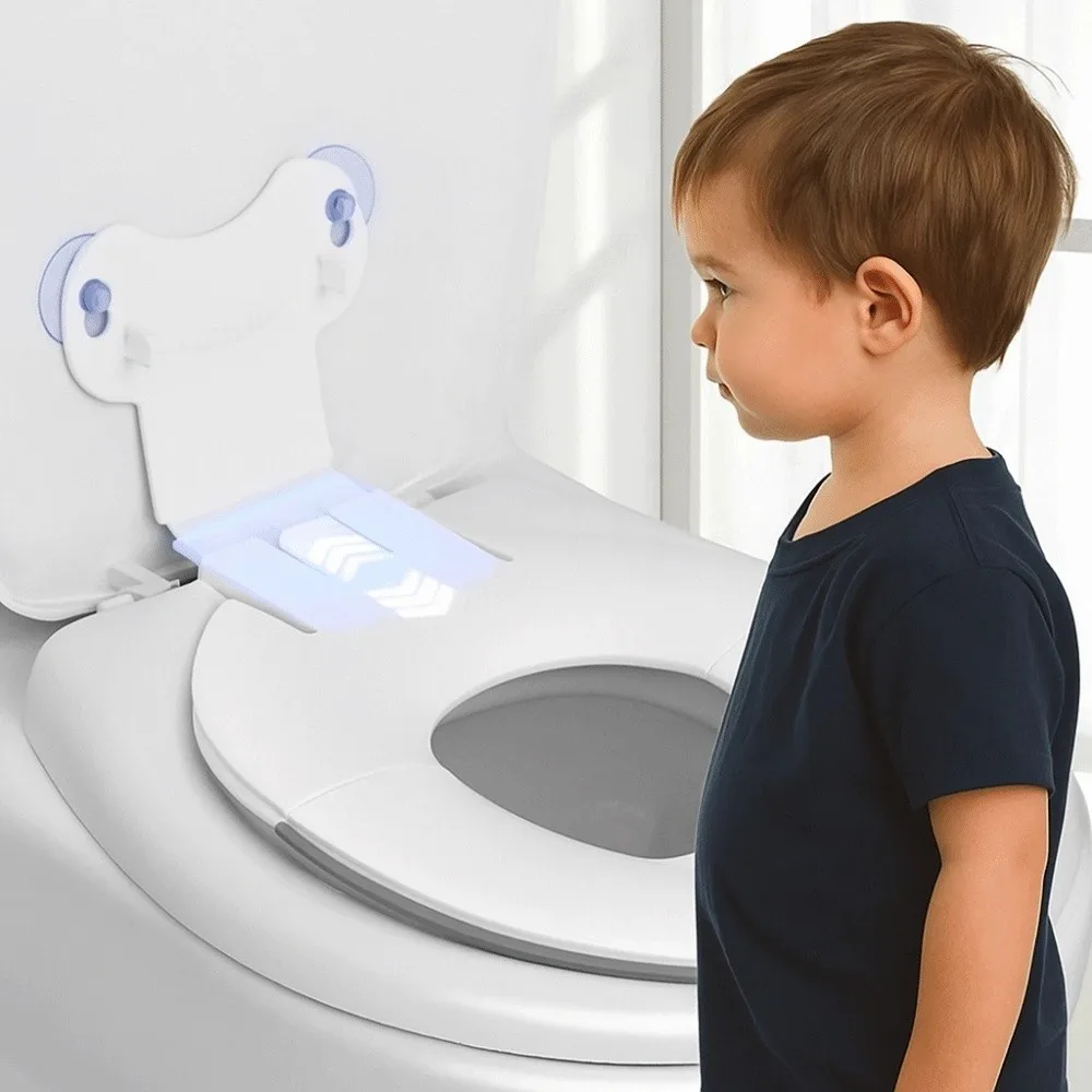 

Брызгозащищенное детское складное сиденье-горшок, нескользящее универсальное детское коврик для стула-горшка, регулируемая фиксация присоски