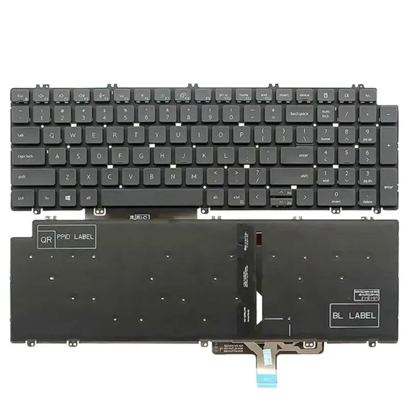 FORNew Genuino Tastiera di Ricambio Del Computer Portatile Compatibile per DELL Precision 7550 7750 7760 7560 3560 3561 5520
