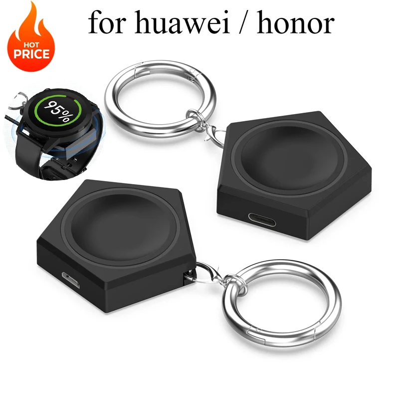 Portable Charger Base for huawei GT 5 4 3 Adapter with Keychain Wireless Charger Adapter Replacement Smart Watch Accessories