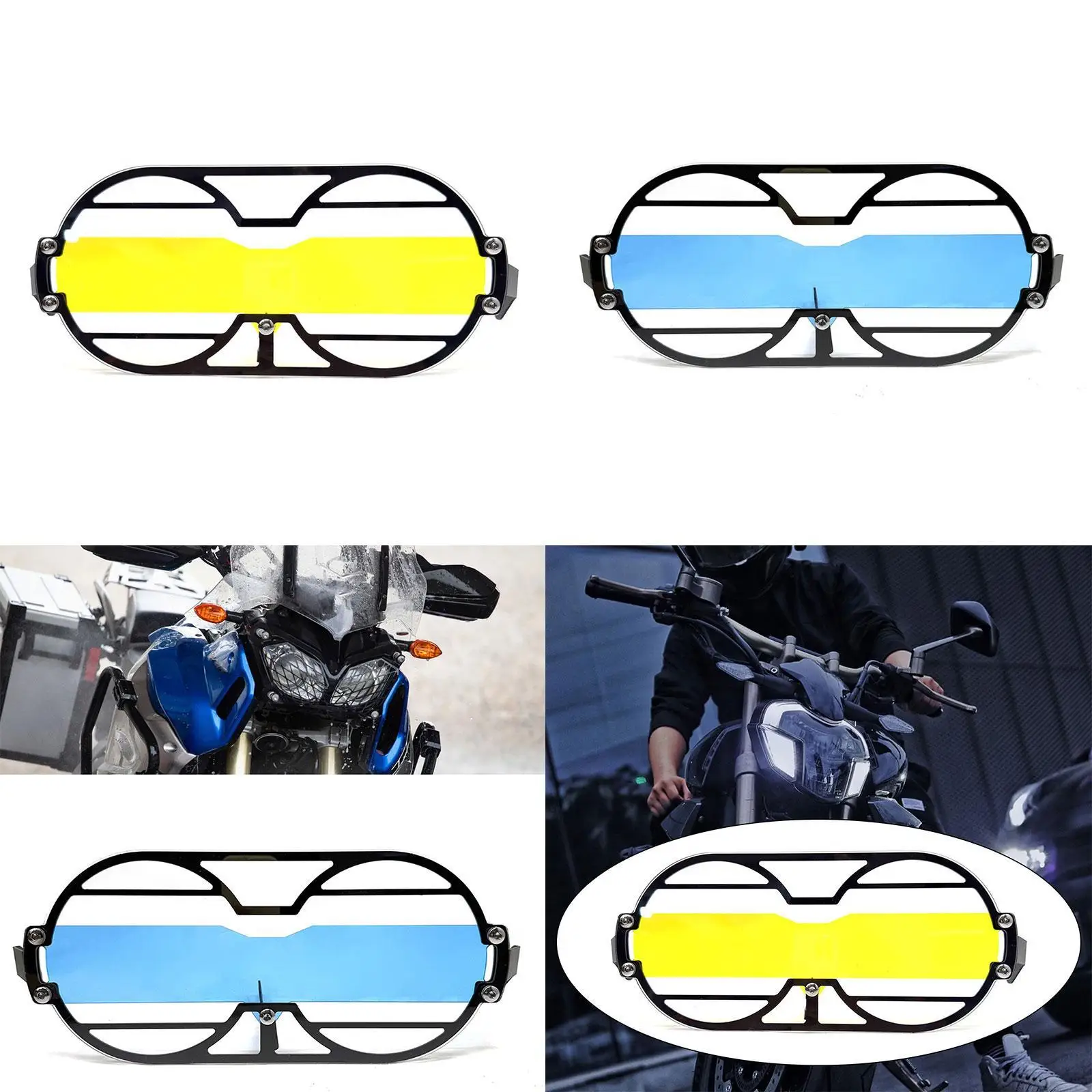 

Motorcycle Headlight Guard Sturdy DIY Modified Practical Motorcycle Accessories Replacement for 2019-2025 Moto Guzzi V85 TT