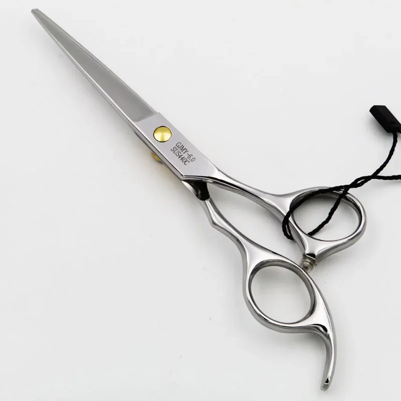 Ciseaux de coiffure professionnels 6.0, ensemble de ciseaux de barbier professionnels, ciseaux de coupe de cheveux, ciseaux de coupe de cheveux en acier japonais