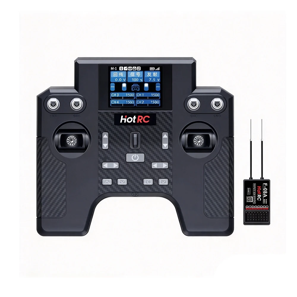 Hotrc Hot RC HT-8A HT8A 2.4Ghz 8CH 2S FHSS Remote Controller F-08A F08A Receiver