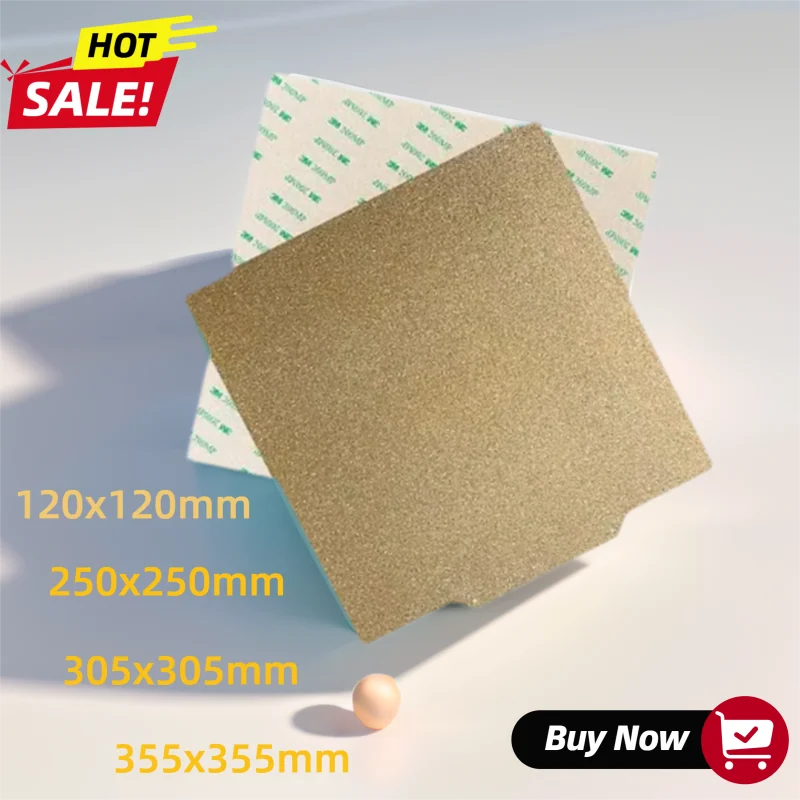 

ENERGETIC Magnetic PEI Build Plate 120/250/355/305mm Flexible Textured PEI Double Sided can Use Spring Steel Sheet for Voron