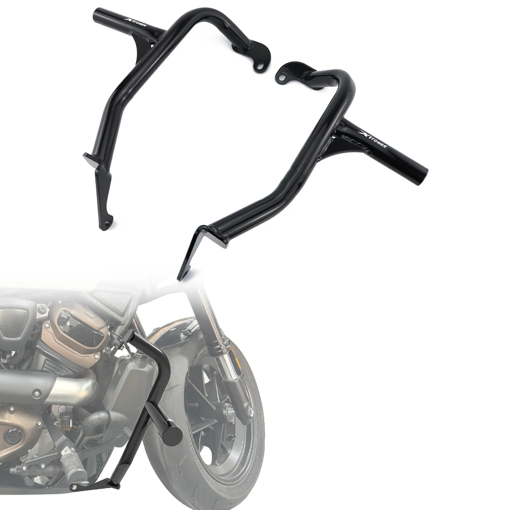 

For Harley Sportster S RH1250S 2021 2022 2023 2024 2025 Motorcycle Steel Highway Peg Engine Guard Crash Bar Rider Footpeg Kit