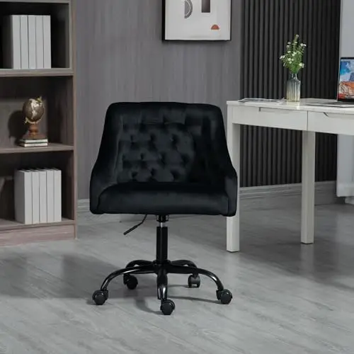 Herrlicher drehbarer Schreibtischs tuhl aus Samt für Mädchen-herrlicher Arbeits stuhl in Lila-ideal für Büro-und Wohnzimmer-Sofas tuhl