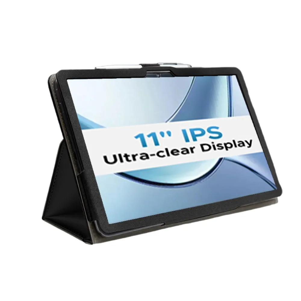 Magnetic Case Cover with Hand Strap Funda Case For DOOGEE Tab E3 2025 11" Inch Tablet PC PU Leather  Two-fold stand