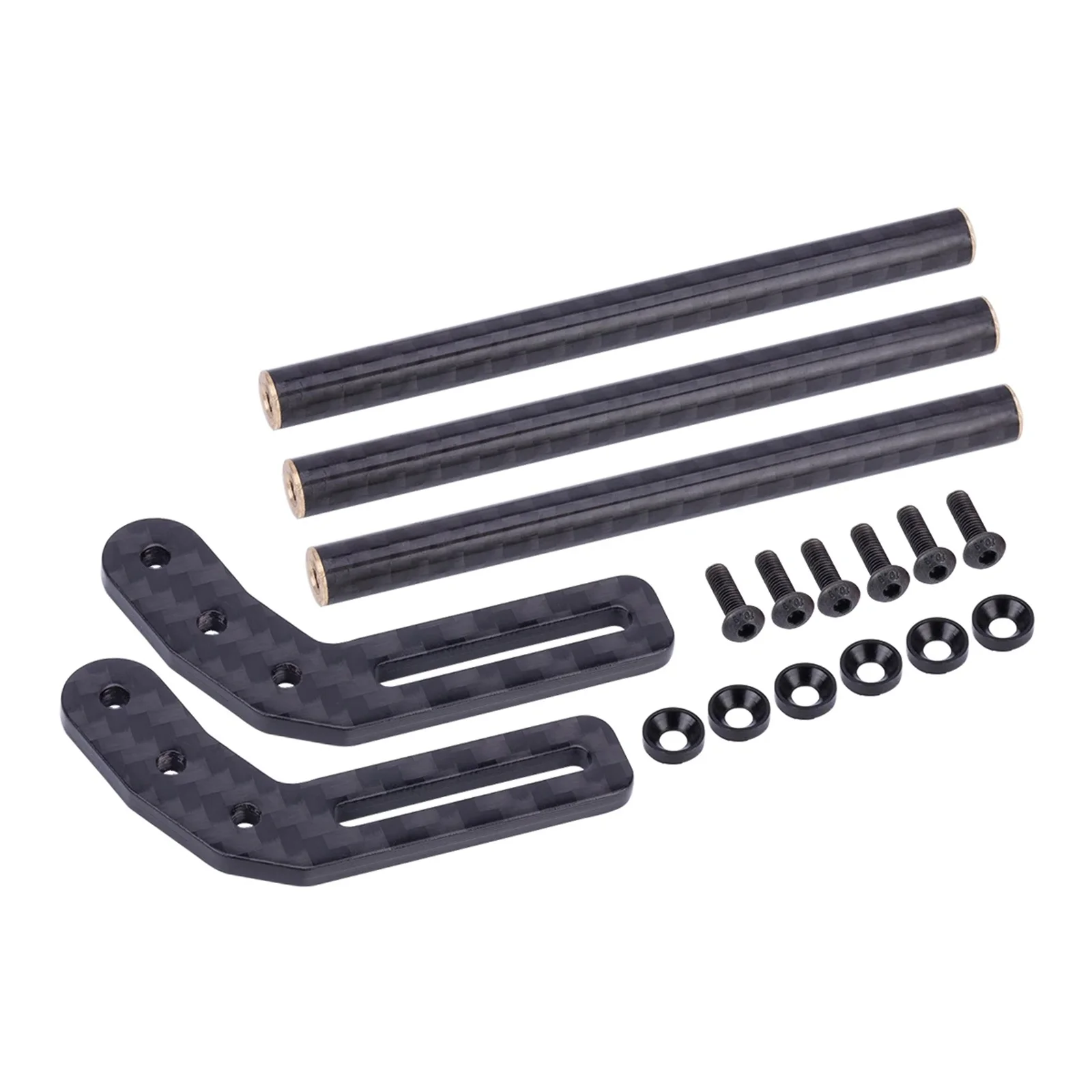 Carbon Fiber Front Bumper Optimum Approach Angle for 1/10 RC Crawler TRX4 LCG SCX10 90046 D90 TRX4 TF2 CC01 Capra Part