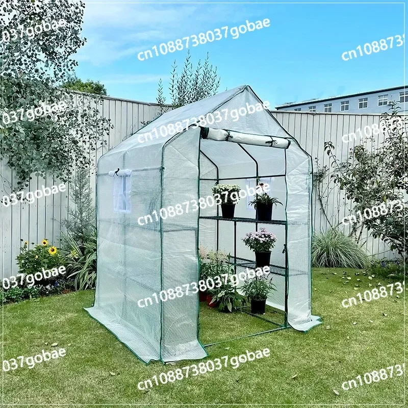 Frost-proof Shed, Outdoor Greenhouse Support, Greenhouse Cold-proof Balcony, Courtyard, Green Plants, Flowers and Vegetables