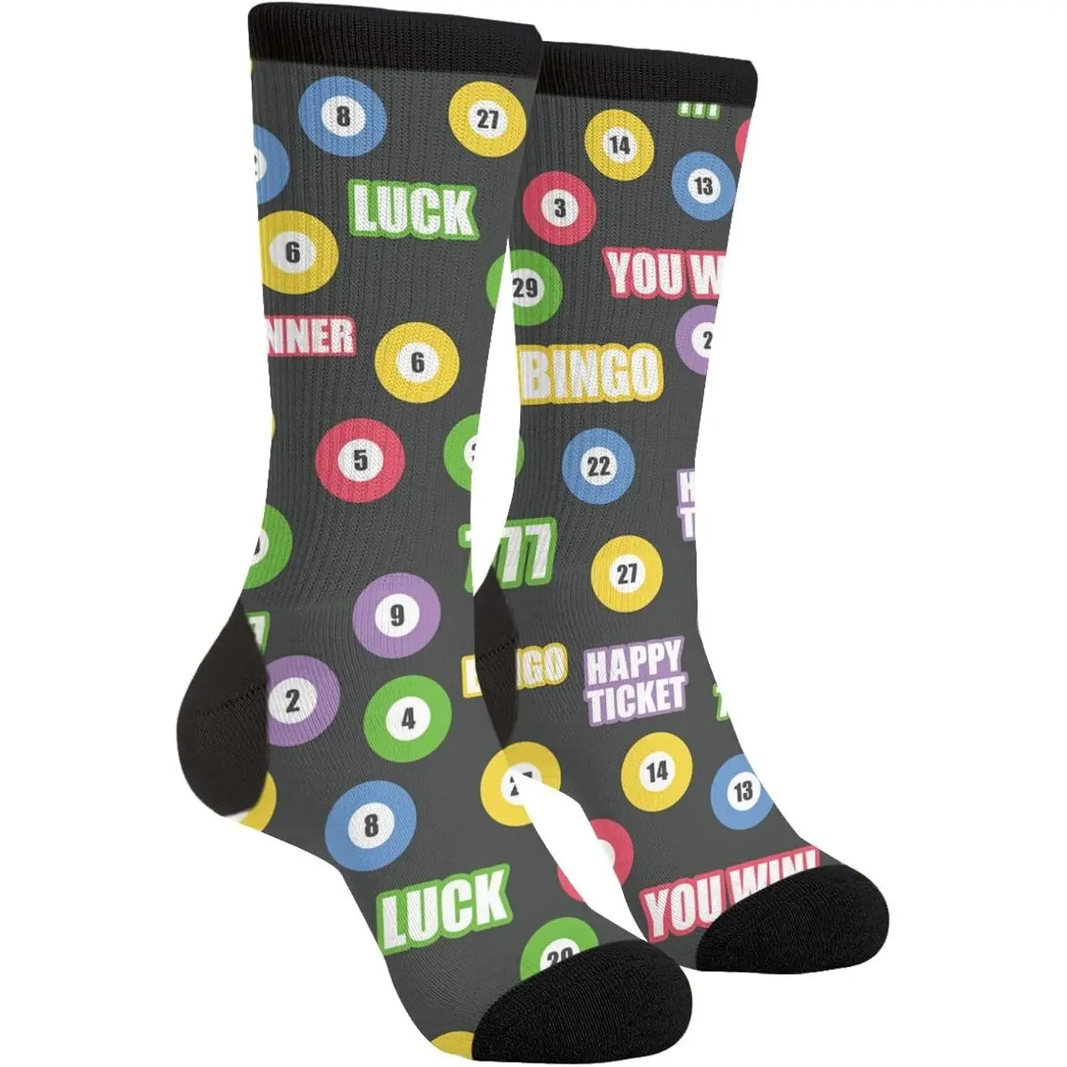 

Casual Funny Funky Novelty Socks For Men Women Novelty Hip-Hop Trend Print Socks Retro Style Breathable Non-slip Sports Socks
