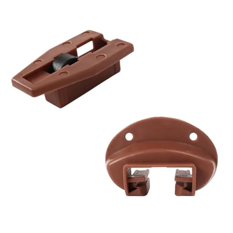 Kit de guía de cajón de BAAG-12Sets, cajones estilo deslizante comercial para Kit de reparación de guías de cajón de tocador de repuesto con rodillo