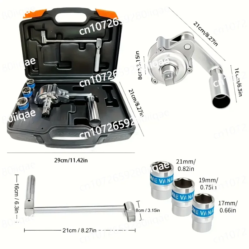 وجع 1/2 القيادة الإطارات الجوز وجع الإطارات كي مفتاح العزم الإطارات الجوز مزيل 1:16 عزم الدوران المضاعف 320NM توفير العزم #6