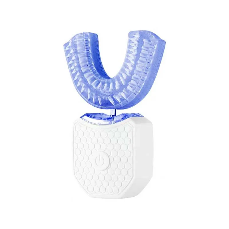 

U Shape Tooth Brush Wireless Electric Adult Sonic Toothbrush Portable 360° Oral Cleaner Tongue Scraper