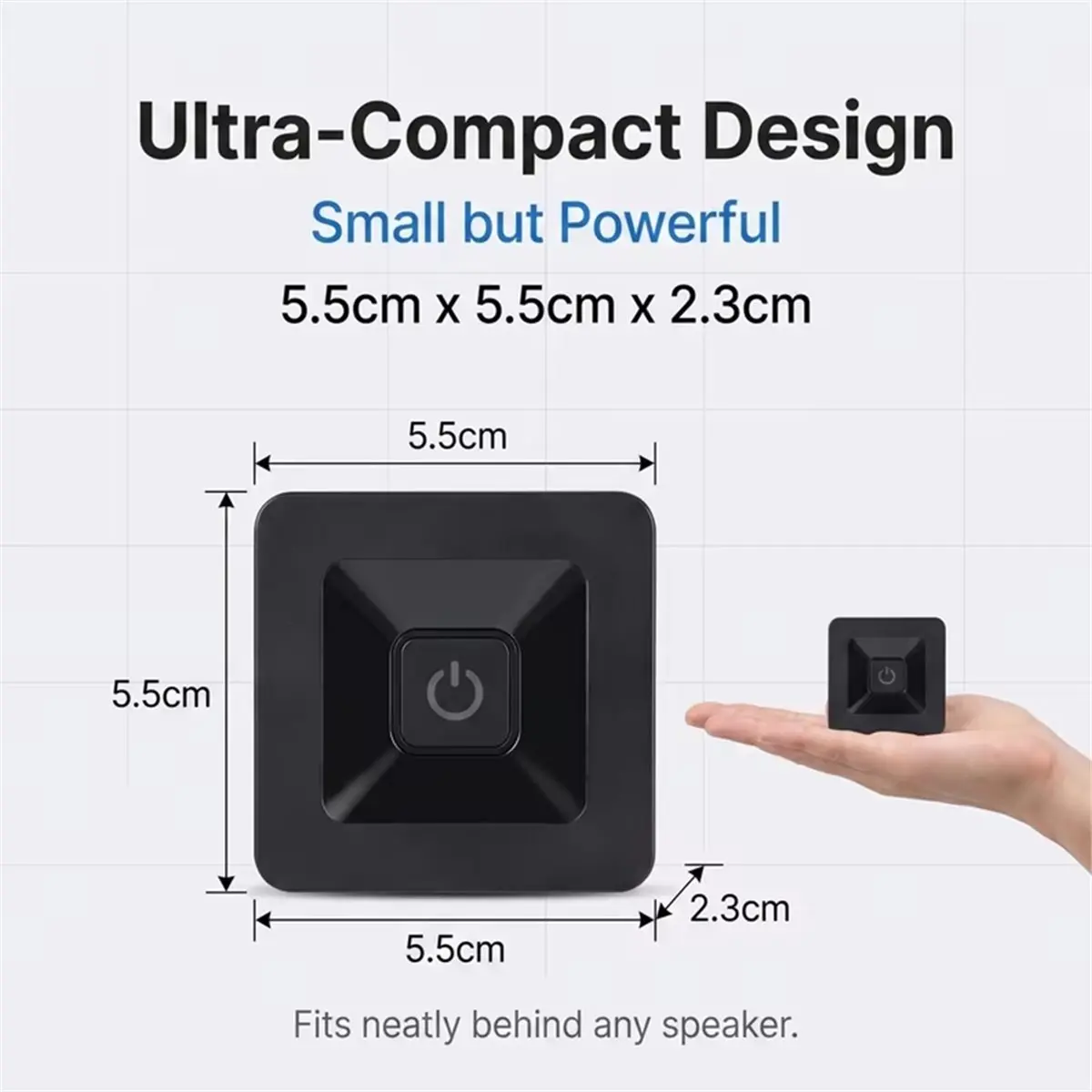 HiFi Wireless Music Receiver 5.0, Audio Receiver Converter for Wired Speakers Home Stereo System, High Fidelity Playback