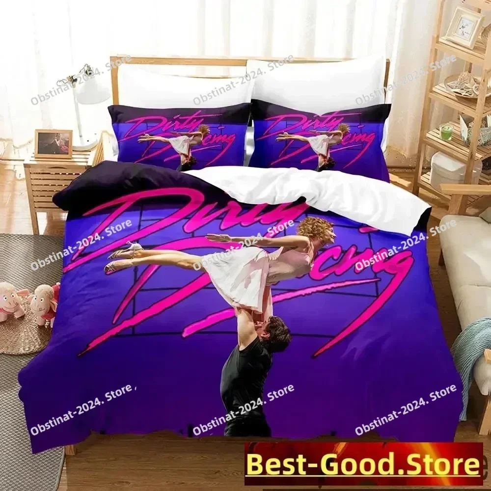 

2025 3D Dirty Dancing Bedding Set Duvet Cover Full Queen King Size Pillowcase Bed Printed Bed Set Aldult Kid Bedroom Single Twin