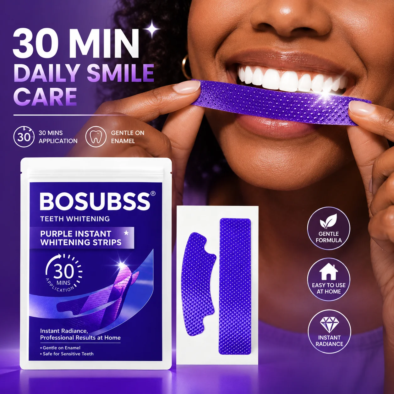 Teeth Whitening Street - 5 Pasang Strip Pemutih Gigi, Strip