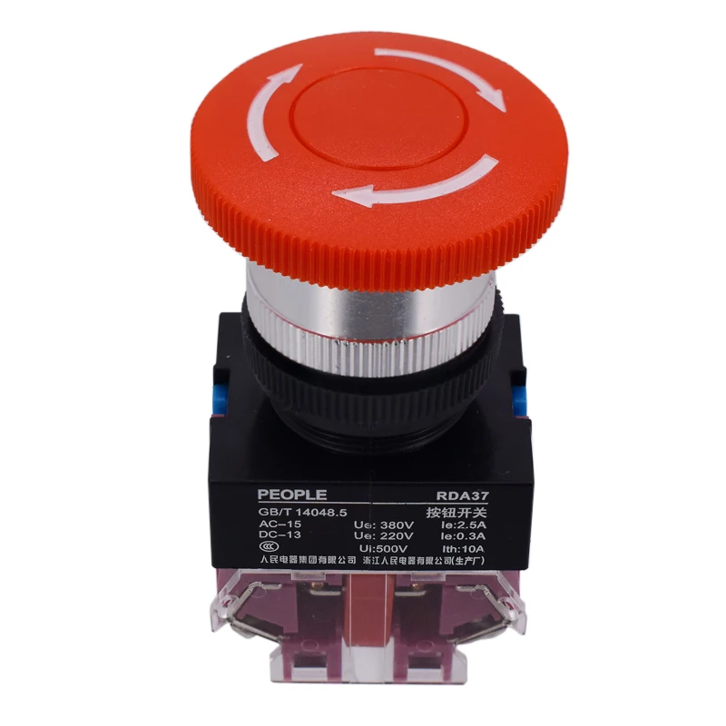 RDA37-11J 11ZS Y090 LAY37 NP4 Emergency Stop Button Switch for Machinery