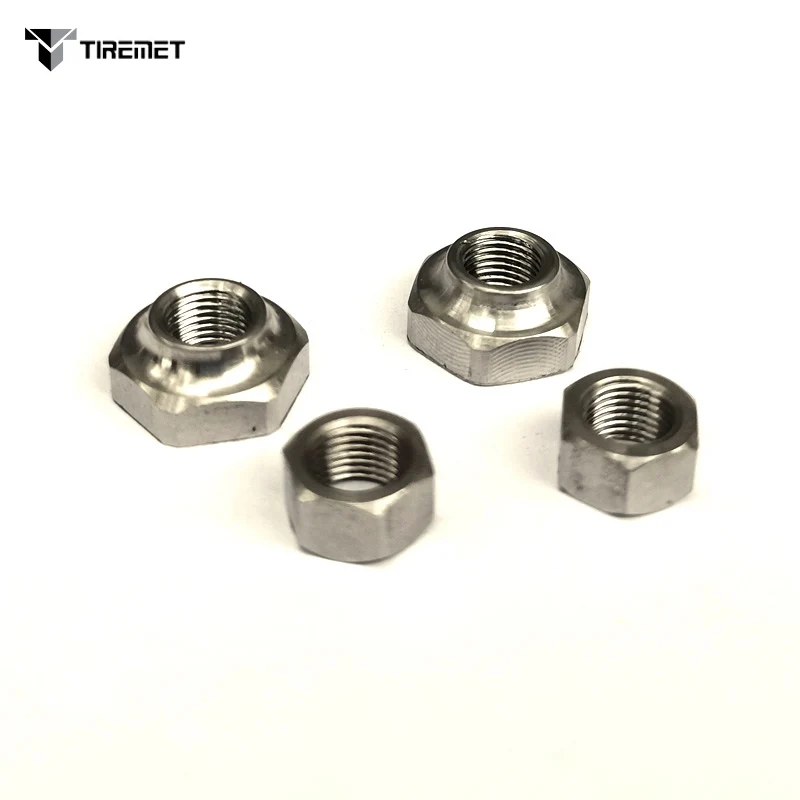 M5 Titanium Nuts Ti6Al4V For Bicycle Shimano Pedal Spindle M980 M985 M540 M780 M785 M8000 M8100 M9000 M8020 M990