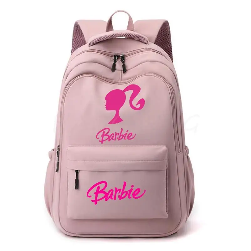 Backpacks Barbie the movie Sweet Girls Boys Students Casual Capacity School Rucksacks Women Men Nylon Shoulder Laptop Mochilas