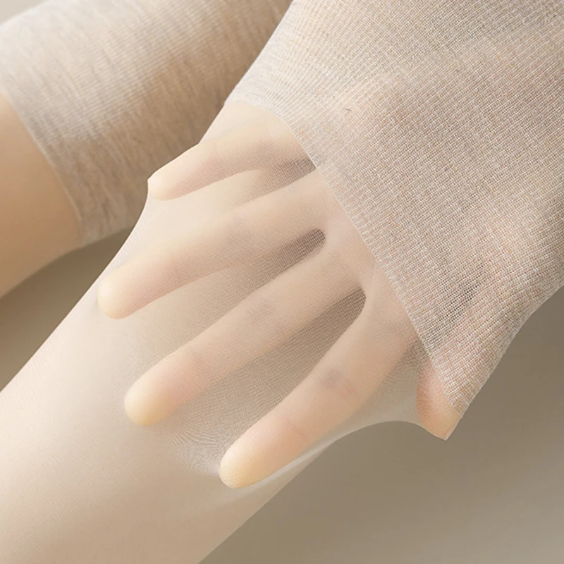 1/3 أزواج النساء ضئيلة اللون منعت طول الركبة جوارب الصيف تنفس مريحة مكافحة هوك مثير مرونة طول الجوارب #5