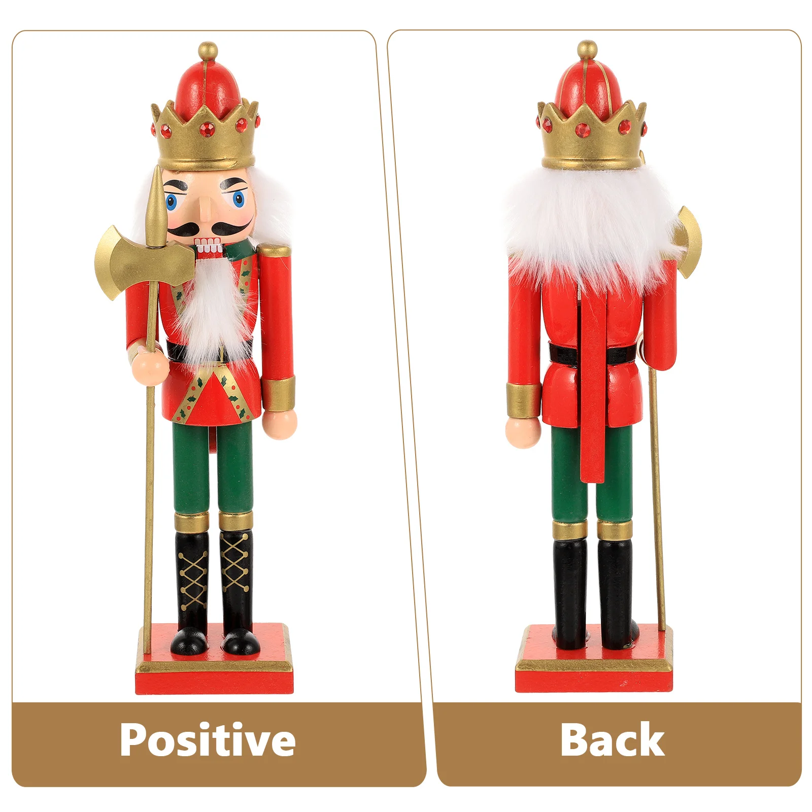 

Christmas Nutcracker Soldier Wooden Desktop Decoration Xmas Classic Puppet Ornament Table Decor Xmas Wood Nutcrackers