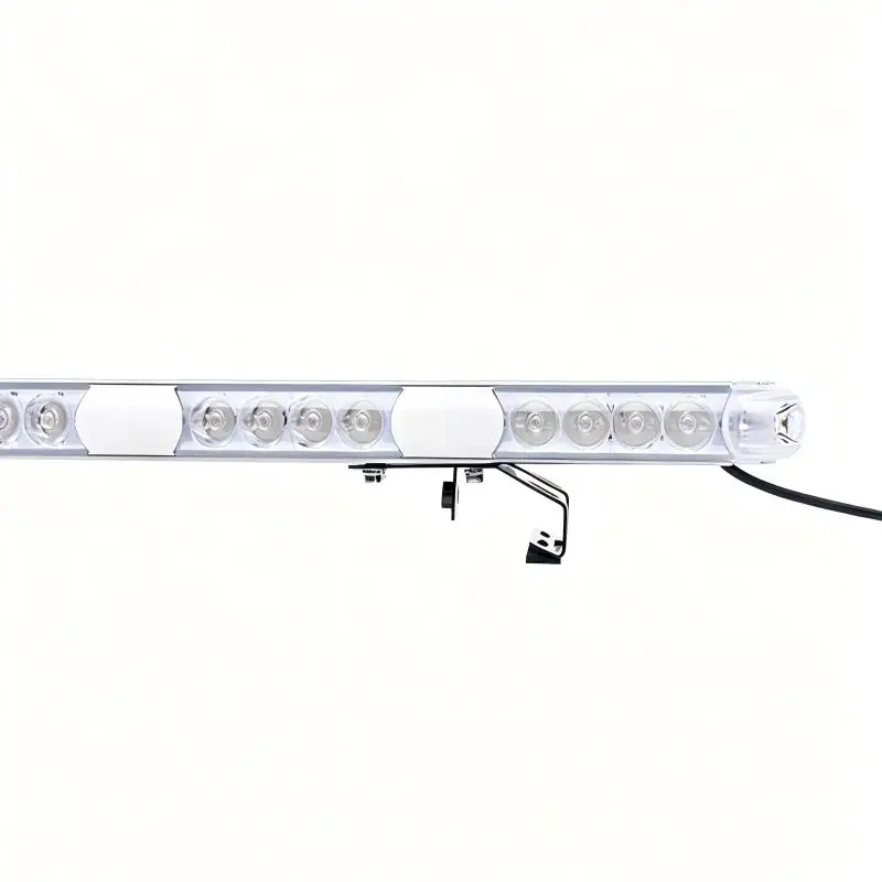 Amber Strobe Light Bar With Remote Controller 10-26V Vehicle Warning Flashing Light Bar for Truck Trailer Construction Car