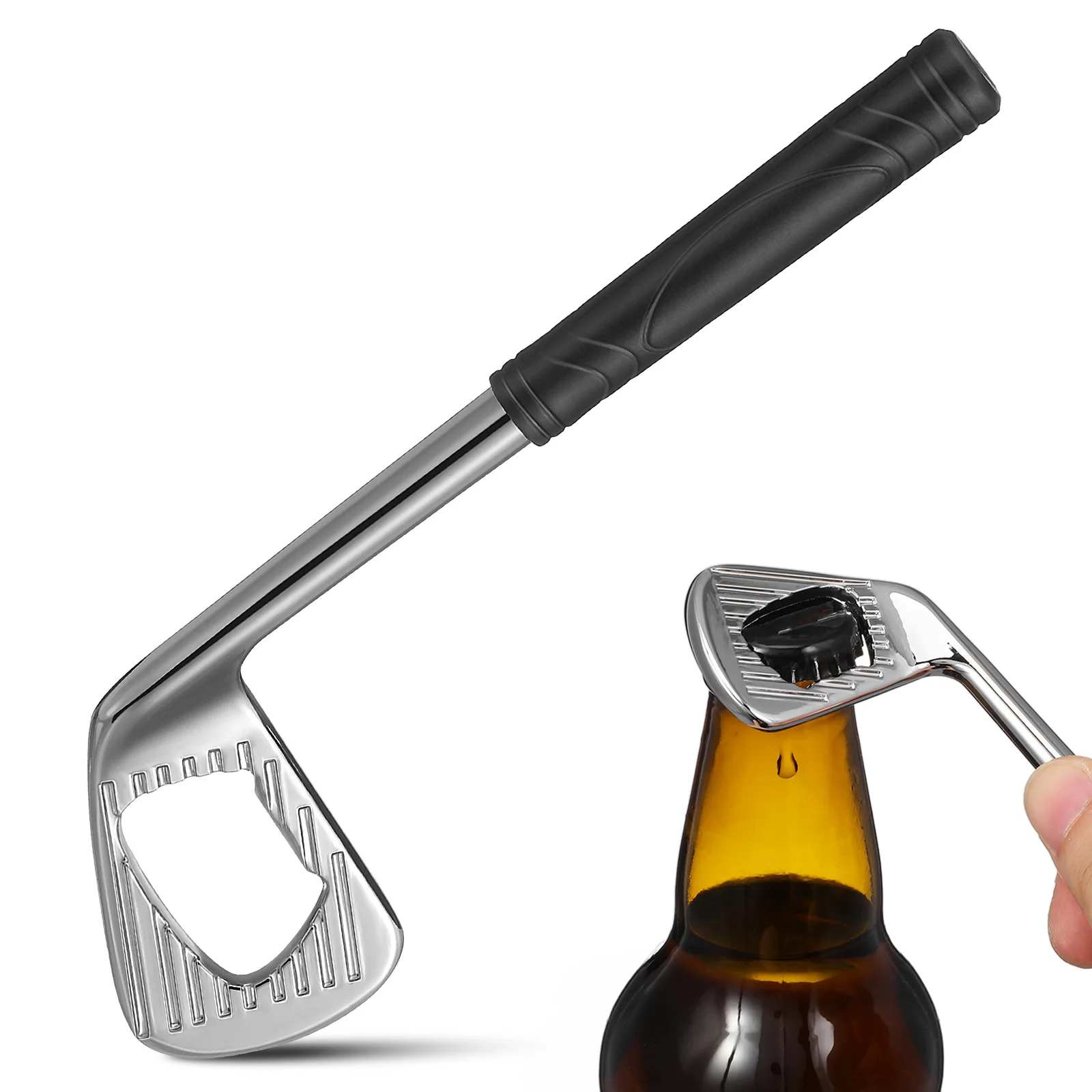 

Creative Golf Inspired Bottle Opener Metal Beer Can Opener Portable Bar Tool for Home Party Outdoor Use Unique Gift for Men
