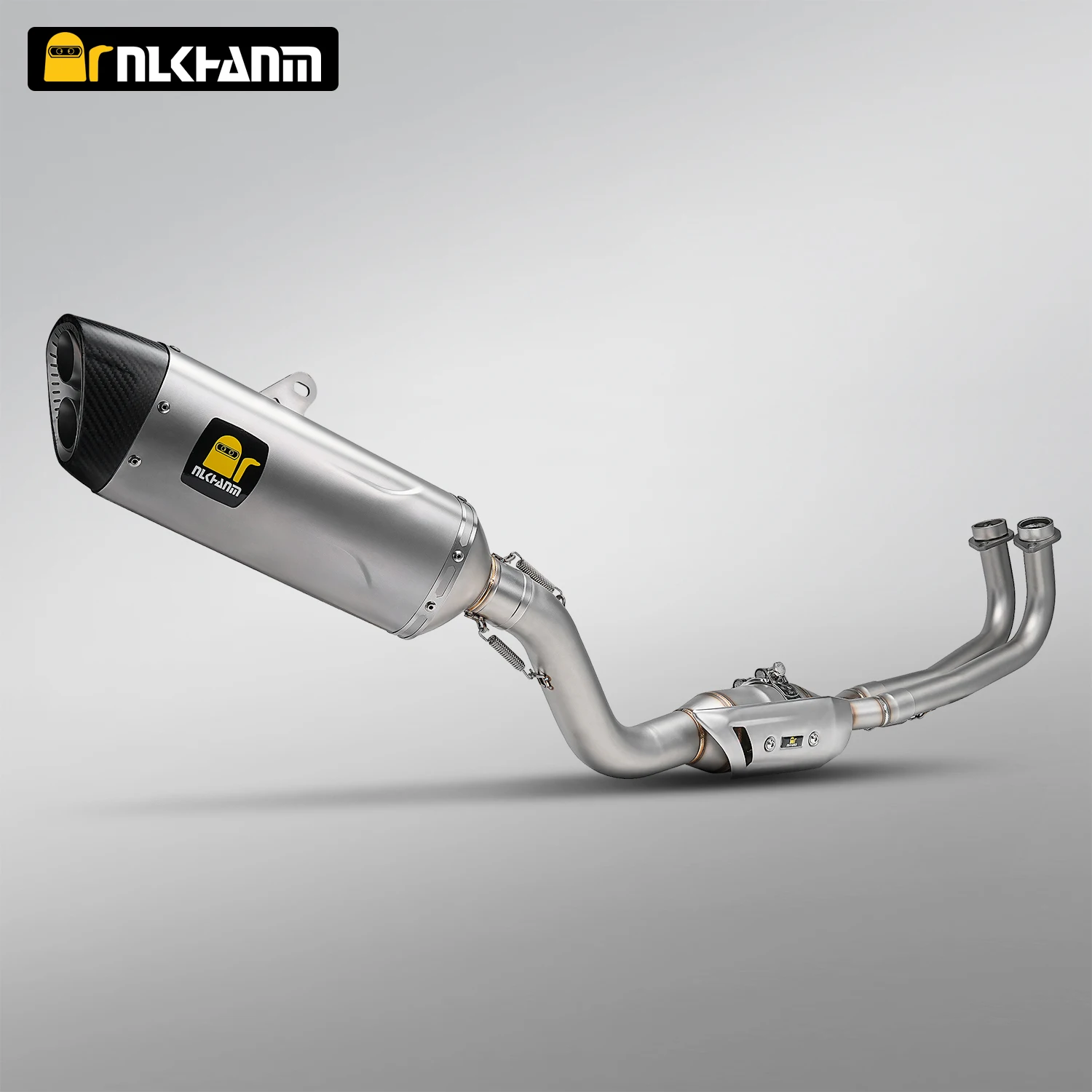 

For Tmax560 Full stainless steel Exhaust system Front link Pipe Exhaust muffler Modified Escap moto for Tmax560 2017-2024