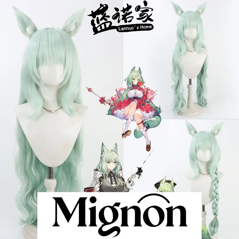 

Парик для косплея Arknights Harmonia, двухцветные съемные уши, несколько стилей, подарок на Хэллоуин