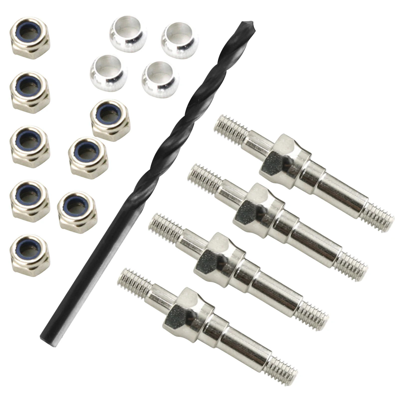 Zestaw śrub mocujących przednie i tylne amortyzatory ze stali węglowej do tuningu samochodów RC ARRMA 1/8 KRATON TYPHON   Akcesoria