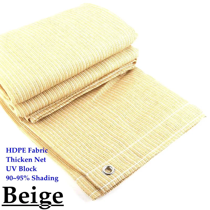 Thicken Anti-UV HDPE Sun Shade Net Home Terrace Balcony Privacy Screen Safety Net Summer Cooling Garden Sun Shelter Sails