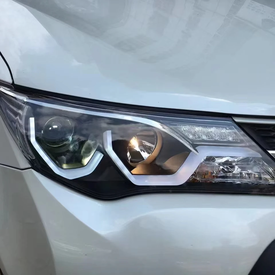 2013-2015 RAV4 LED Headlight With Bi Xenon Projector Lens For TOYOTA LF