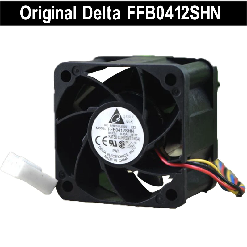 

Новинка Delta FFB0412SHN DC 12В 0.45A 40x40x28 мм 4 см PWM инвертор сервера чехол осевой вентилятор охлаждения