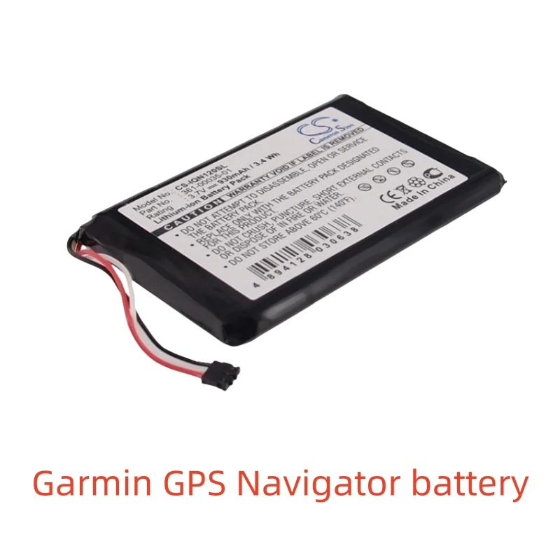 

Li-ion rechargeable battery for Garmin GPS Navigator，3.7V，930mAh，Nuvi 1200，Nuvi 2595LM，Drive Assist 50LMT，Drive Assist 50