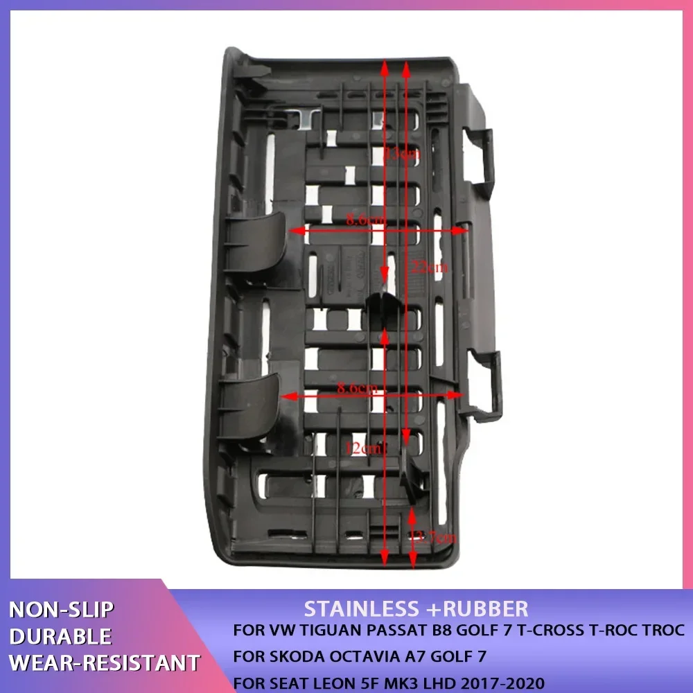 Penutup Pedal baja tahan karat untuk VW GOLF 7 8 GTi MK7 Lamando POLO A05 Passat B8 Skoda Rapid Octavia 5E 5F A7 2014 +