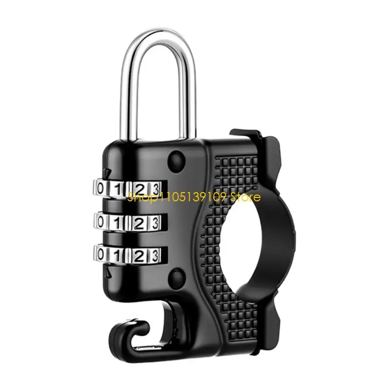 Helmet Lock Storage Hook For Motorcycle Scooter Electric Bike Compact Space Saving Design Secure Fastening