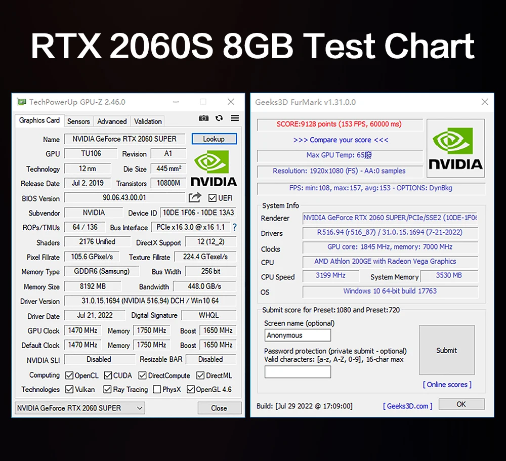 بطاقة رسومات Mllse-NVIDIA RTX سوبر للألعاب ، سوبر 8 جيجابايت ، 2176SP ، GDDR6 GPU ، 256 بت ، RTX2060 ، 8g ، كمبيوتر مكتبي ، فيديو ، مكتب