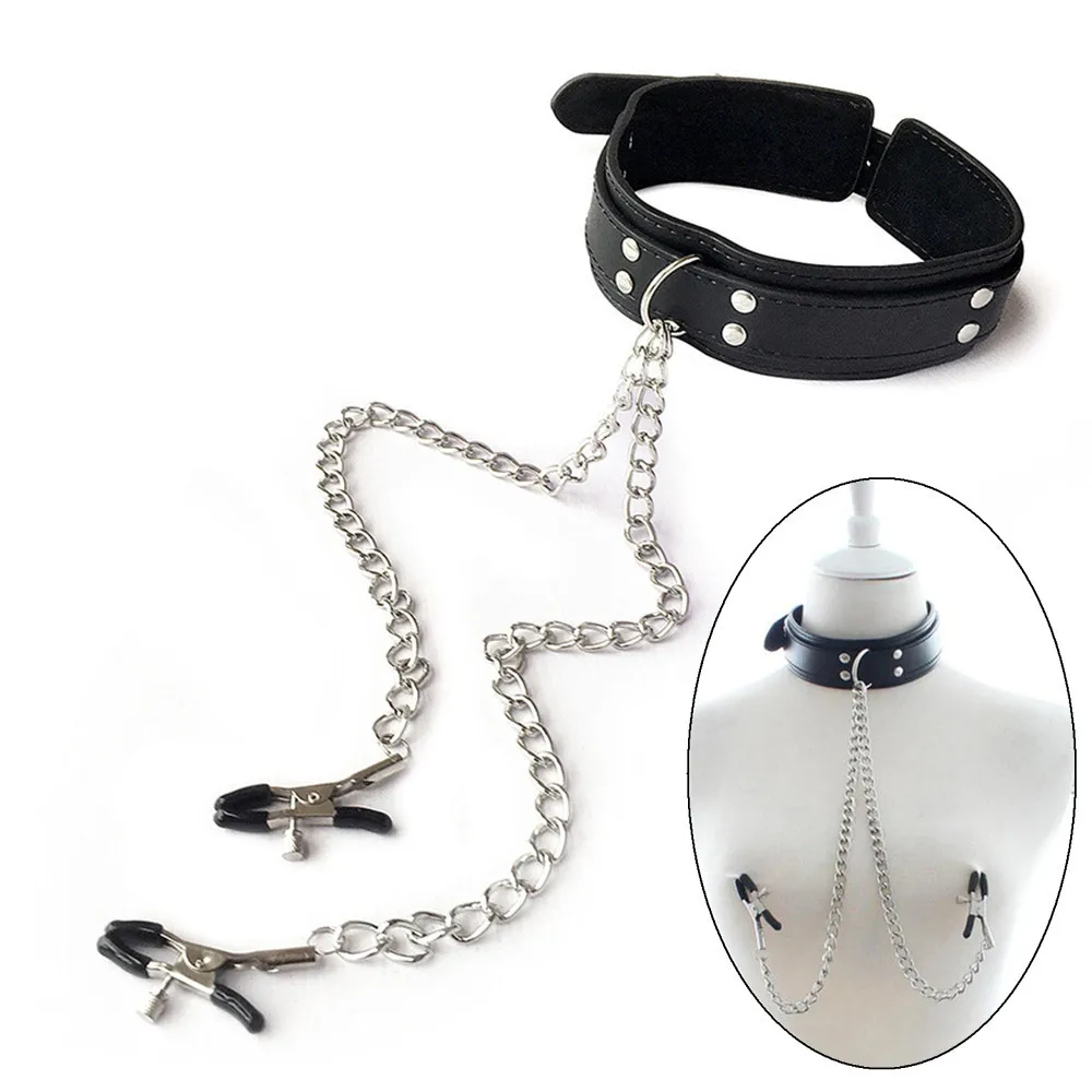 Intrigue & Allure Leather Neck Collar Set