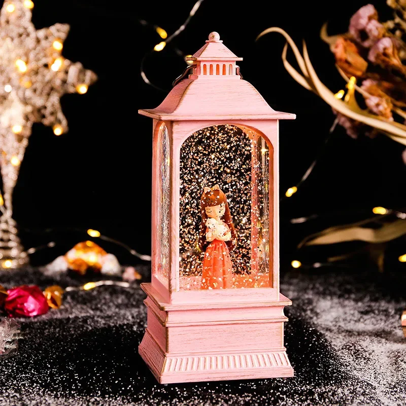 Romantic Dream Exquisite Automatic Snow Music Box Girl Gift Custom Music Box