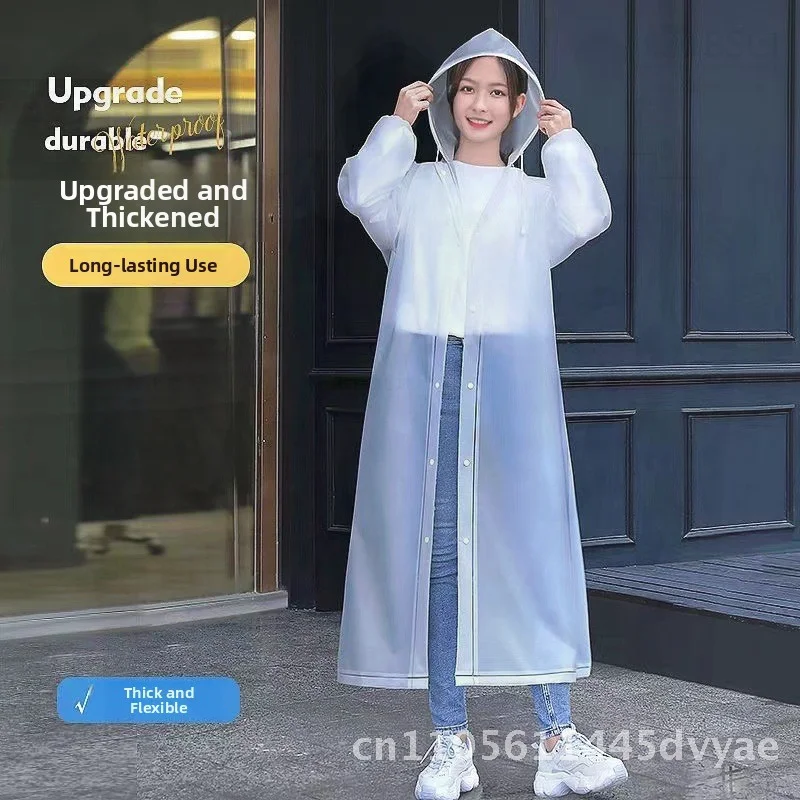 

Универсальный цельный утолщенный водонепроницаемый плащ, портативное модное пальто для всего тела для мужчин и женщин, пончо для путешествий на открытом воздухе