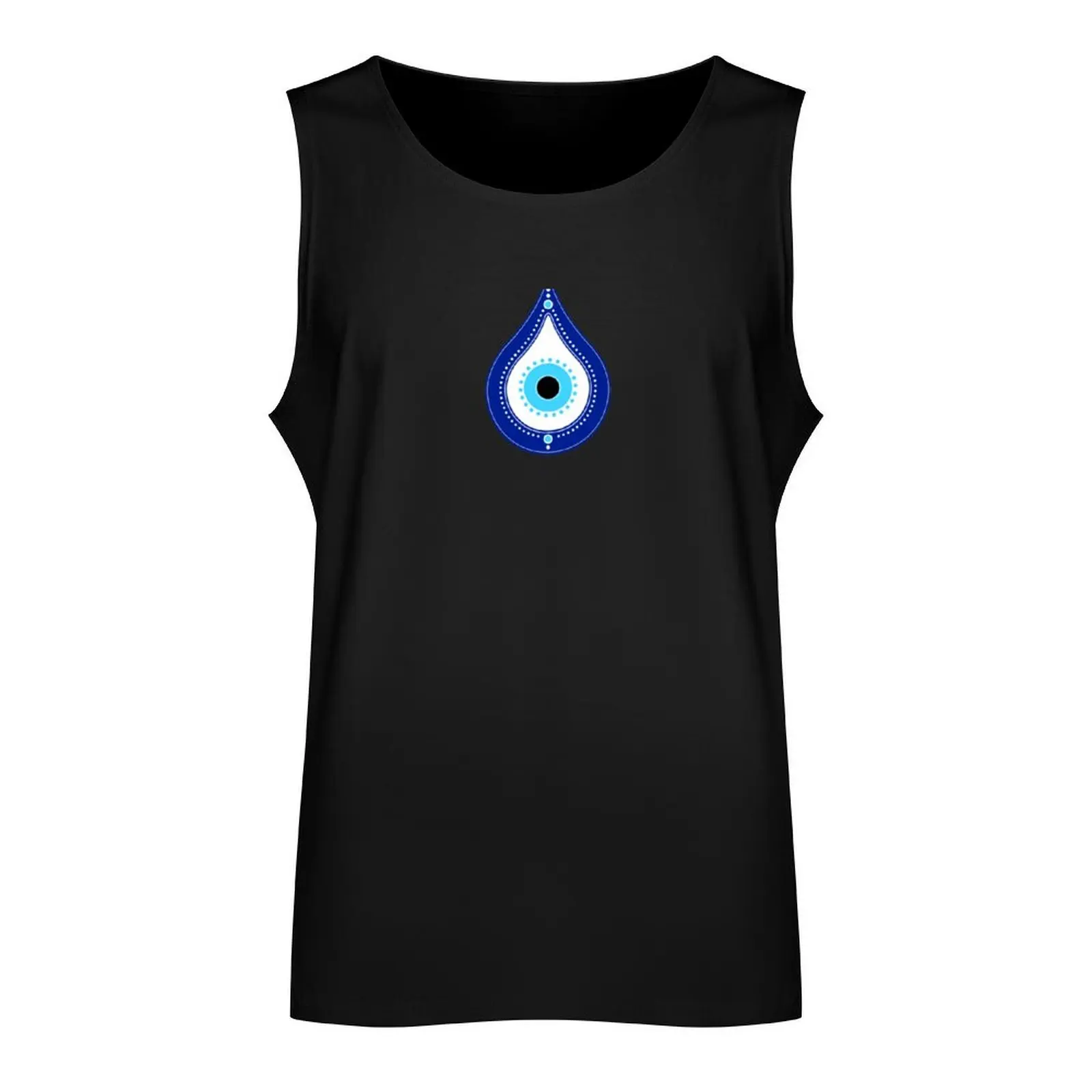 Nazar boncuk, protection, amulet Tank Top anime top summer 2024 men clothes