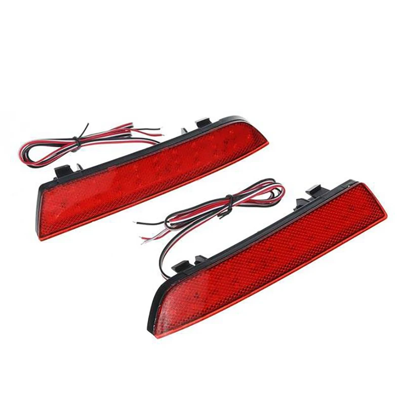 LED Rear Bumper Reflector Spotlight Fog Tail Stop Brake Lights Reflective Sheet For MERCEDES-BENZ Vito Viano W447 14-19