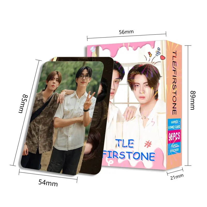 96 tlefiestone polaroid star collection card sticker postcard lomo card