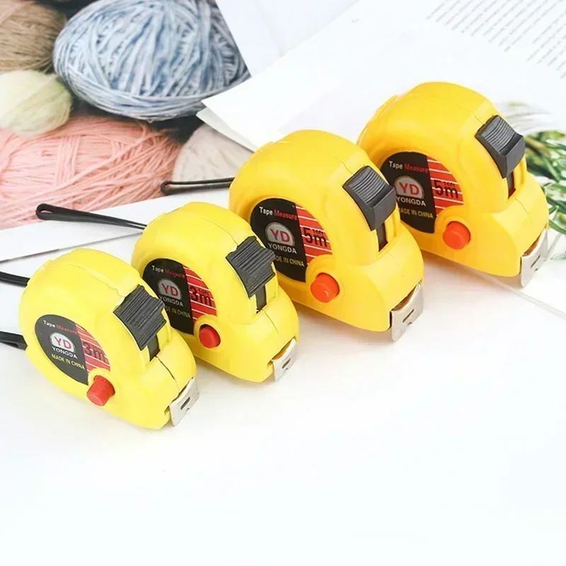 3m 5m Retractable Stainless Steel Tape Measure Ruler Measuring Metric Tape Rule Woodworking Tools Steel Tape Ruler