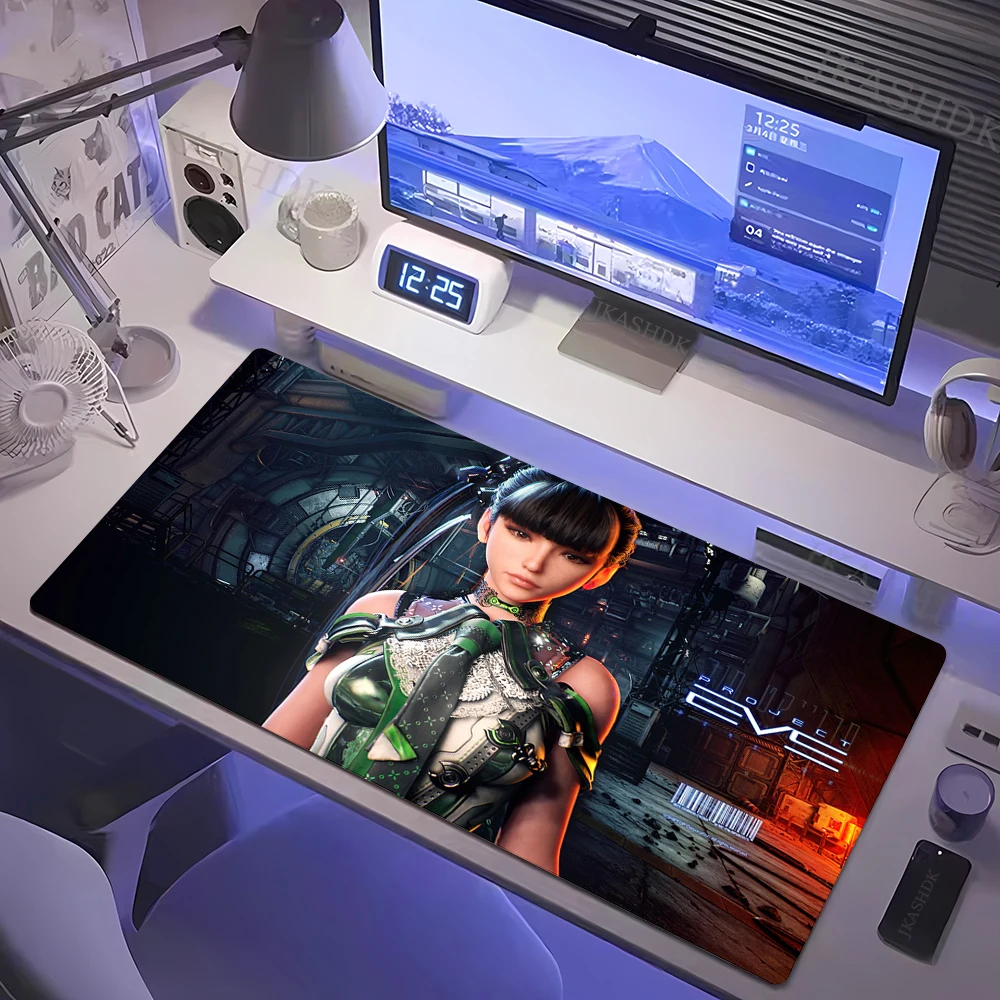 Anime Girl Table Mat Non-Slip Laptop S-Stellar B-Blade Keyboard Extended Mousepad Kawaii PC Mouse Pad Rubber Non-slip Big Carpet