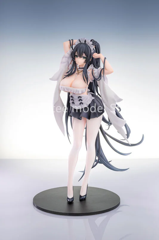 AniGame Original Azur Lane Indomitable Ms. Motivationless Maid Ver. 1/6 PVC Action Figure Anime Model Toys Collection Doll Gift