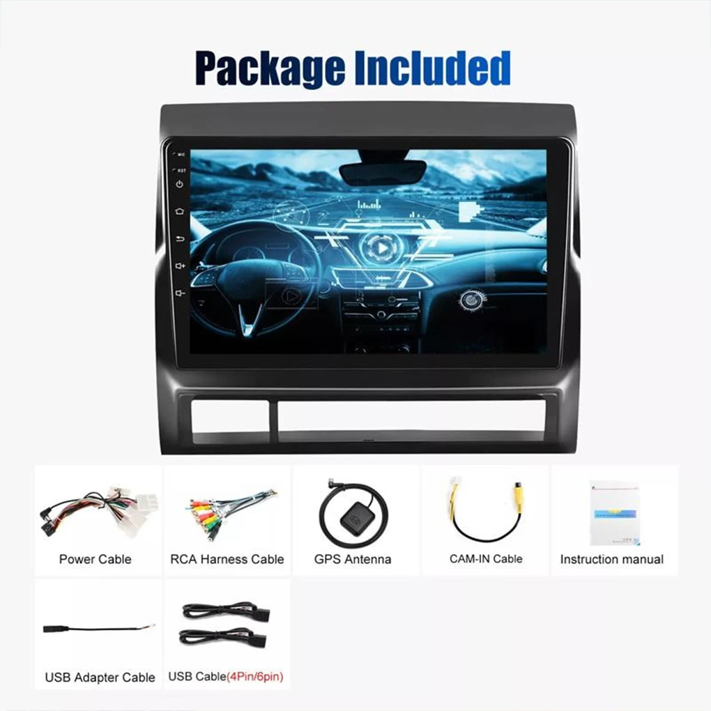 Black Car Radio Stereo Android 0 System Support Wireless Android AUTO Features